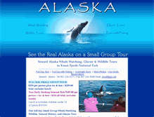 Tablet Screenshot of alaskawhalewatchingtours.com